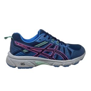 ASICS Gel-Venture 7 Womens Sz 11 Running Shoes Blue Pink 1264:L.7.8